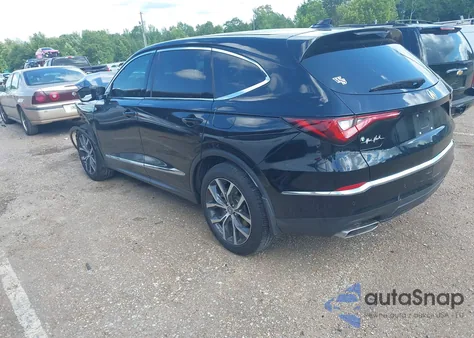 2022 Acura Mdx Technology z USA, uszkodzony, nr VIN 5J8YD9H43NL001296